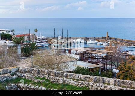 Kyrenia, Girne, Stadtansicht, Türkische Republik Nordzypern Banque D'Images