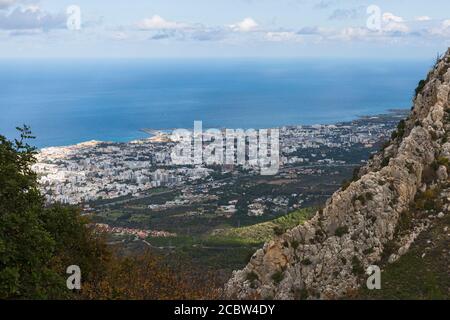 Kyrenia, Girne, Stadtansicht, Türkische Republik Nordzypern Banque D'Images