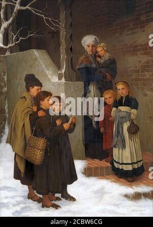 Spangenberg Gustav Adolf - Klosterschüler - Ecole allemande - 19ème Siècle Banque D'Images