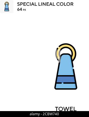 Serviette icône spéciale de vecteur de couleur de l'étanchéité. Icônes de serviette pour votre projet d'entreprise Illustration de Vecteur