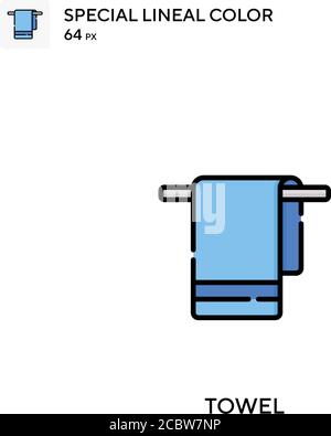 Serviette icône spéciale de vecteur de couleur de l'étanchéité. Icônes de serviette pour votre projet d'entreprise Illustration de Vecteur