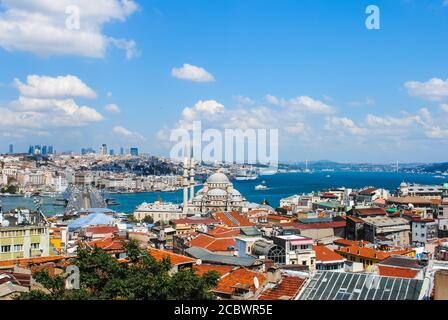 Vue sur Istanbul depuis le haut du Grand Bazar Banque D'Images