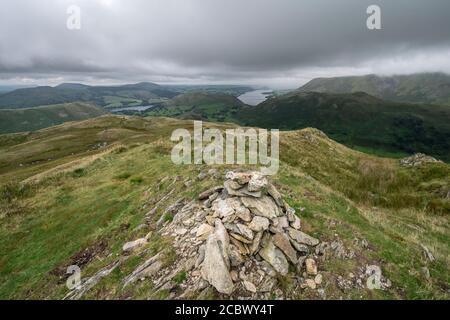 La vue d'Ullswater de Beda est tombée dans le Lake District, Cumbria Banque D'Images