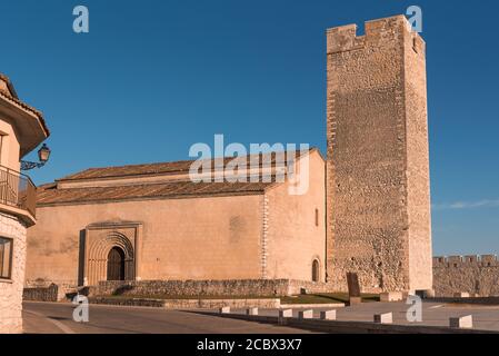 Iglesia de San Martín à cuellar espagne Banque D'Images