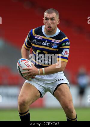 Cameron Smith de Leeds Rhinos lors du match de la Super League de Betfred au stade Totally Wicked, St Helens. Banque D'Images