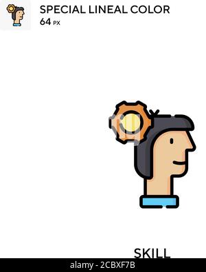 Compétence spécial icône de vecteur de couleur de ligne. Icônes de compétences pour votre projet d'entreprise Illustration de Vecteur