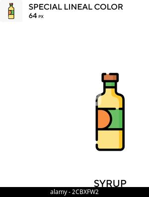Icône de vecteur de couleur spécial sirop. Icônes de sirop pour votre projet d'entreprise Illustration de Vecteur