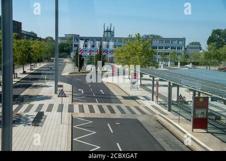 Dresde ; Flughafen ; 16.08.2020 ; aéroport de Zufahrt zum Banque D'Images