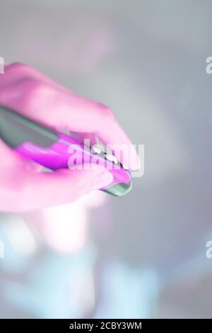 Souris optique usb stylo numérique bluetooth wifi ordinateur écrit avec cliquez sur bouton et molette. Banque D'Images