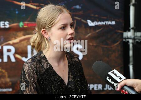 L'actrice Angourie Rice participe à la première de Jasper Jones à Sydney le dimanche 19 février 2017. Banque D'Images