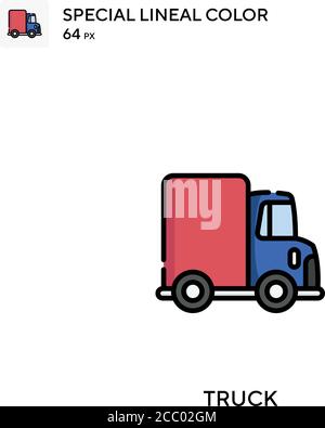 Icône de vecteur de couleur spécial chariot. Icônes de chariot pour votre projet d'entreprise Illustration de Vecteur