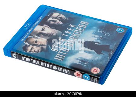 Film Star Trek to Darkness sur disque Blu-ray Banque D'Images