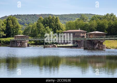 Centrale électrique Stiftsmühle, Herdecke, région de la Ruhr, Rhénanie-du-Nord-Westphalie, Allemagne, Europe Banque D'Images