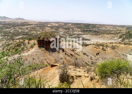 Gorge d'Olduvai Tanzanie Banque D'Images