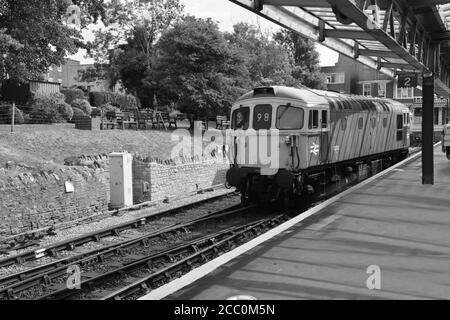 Une locomotive diesel de classe 33 Banque D'Images