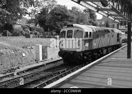 Une locomotive diesel de classe 33 Banque D'Images