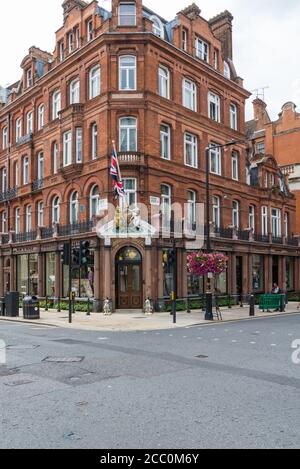 Boutique d'armes James Purdey & Sons Ltd à South Audley Street, Mayfair, Londres, Angleterre, Royaume-Uni Banque D'Images