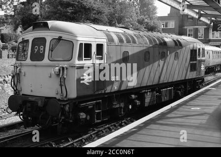 Une locomotive diesel de classe 33 Banque D'Images