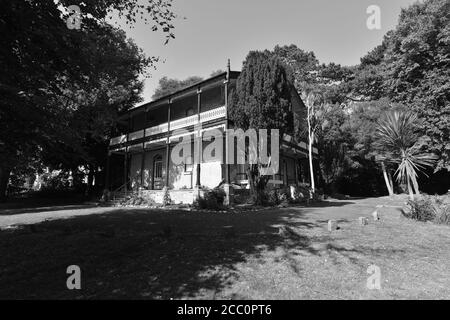 Un ancien kiosque à bande à Shanklin sur l'île de Wight Banque D'Images