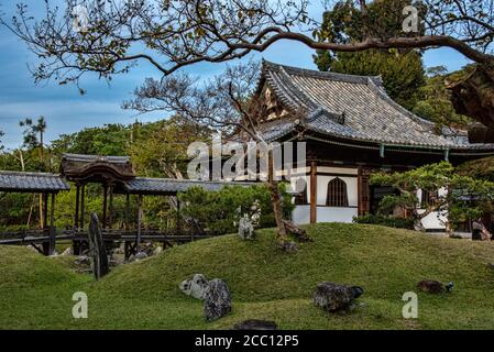 Pont couvert, temple Kodaiji, Kyoto, Japon Banque D'Images