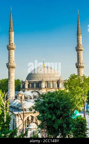 Turquie, Istanbul, Mosquée Eyup (par Sultan Mehmet Fatih, 1458) (Patrimoine mondial de l'UNESCO) Banque D'Images Turquie, Istanbul, Mosquée Eyup (par Sultan Mehmet Fatih, 1458) (Patrimoine mondial de l'UNESCO) Banque D'Images