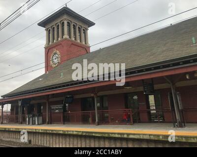 Newark, New York / Etats-Unis - janvier 19 2019 : ancien terminal de métro wi Banque D'Images