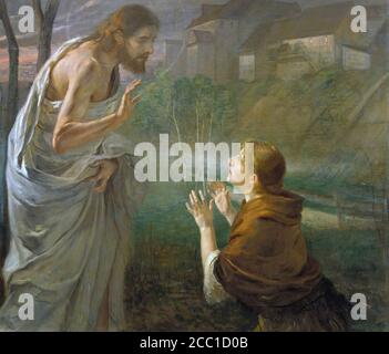 Uhde Fritz Von - Noli me Tangere - Ecole allemande - 19e et début du 20e siècle Banque D'Images