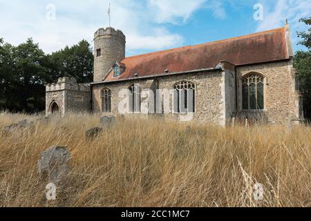 Église de Bungay, vue sur l'église de la Sainte Trinité à Bungay, Suffolk, Royaume-Uni, East Anglia, Angleterre Banque D'Images