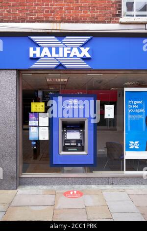 Distributeur automatique de billets de la Halifax Building Society Banque D'Images