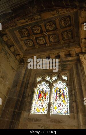 Petite chapelle dans les cloîtres de la cathédrale Saint-Gatien - les cloîtres de la Psalette, Cathédrale Saint-gatien, Tours, France Europe Banque D'Images