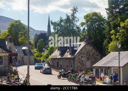 Village de Braemar à Aberdeenshire, Écosse Banque D'Images