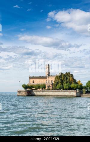 Allemagne, Baden Wuerttemberg, View de Montfort château sur le lac de Constance Banque D'Images