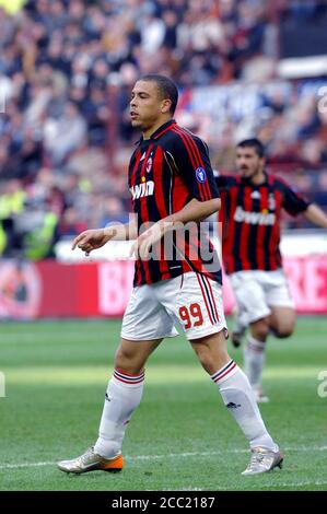 Milan Italie, 11 mars 2007, Stade Meazza, Championnat de football sérieux A 2006/2007, FC Inter - AC Milan: Ronaldo pendant le match Banque D'Images