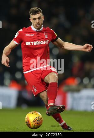 Jack Robinson de Nottingham Forest pendant le match de championnat Sky Bet aux Hawthorns, West Bromwich. Banque D'Images