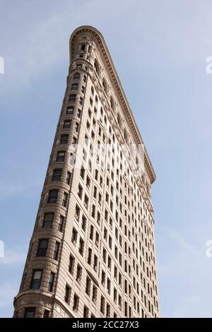 USA, New York, vue de Flatiron Building Banque D'Images