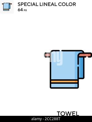 Serviette icône spéciale de vecteur de couleur de l'étanchéité. Icônes de serviette pour votre projet d'entreprise Illustration de Vecteur