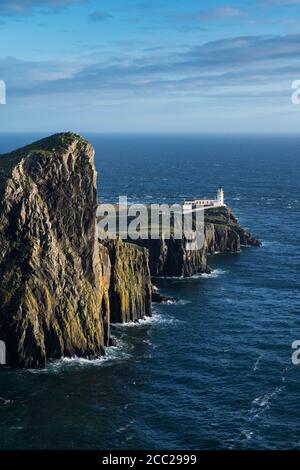 Royaume-uni, Ecosse, vue de Neist Point Lighthouse Banque D'Images