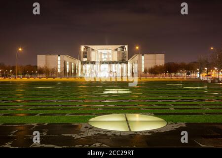 Allemagne, Berlin, vue de la chancellerie allemande Banque D'Images