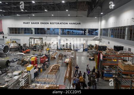 Hangar de restauration d'Engen, Centre Udvar-Hazy Banque D'Images