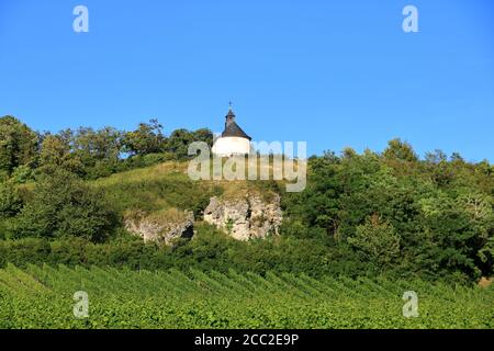 Chapelle Little Kalmit, Kleine Kalmit près d'Ilbesheim en allemagne Banque D'Images