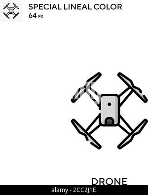 Drone icône de vecteur de couleur spécial. Icônes de drone pour votre projet d'entreprise Illustration de Vecteur