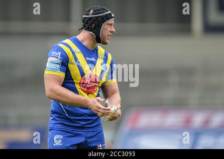 Chris Hill de Warrington Wolves Banque D'Images