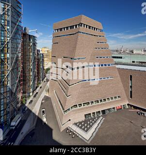 Extérieur du bâtiment Tate Modern Blavatnik Banque D'Images