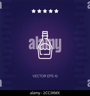 illustration moderne icône vecteur sirop Illustration de Vecteur