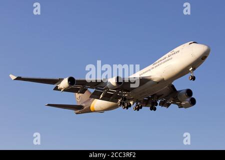 UPS Cargo Boeing 747 Banque D'Images