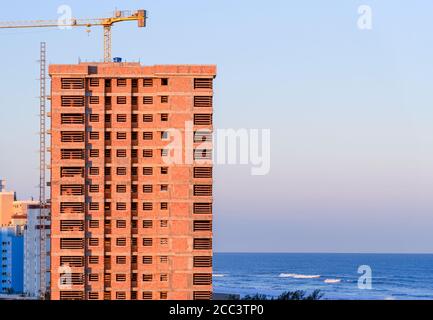 Tramandaí est une municipalité du Brésil dans l'état de Rio Grande do Sul. C'est une ville balnéaire sur la côte nord de Rio Grande do Sul, qui est 118 km f Banque D'Images