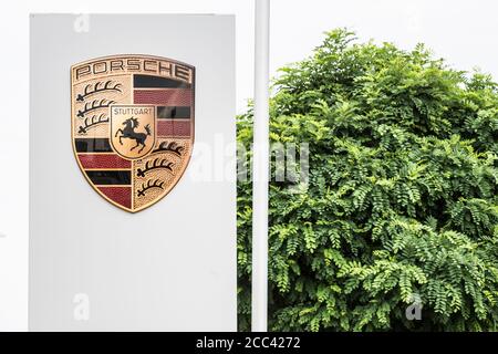 Bamberg, Allemagne 15 août 2020: Symbolbilder - 2020 Symbolbild Porsche à Bamberg | utilisation dans le monde entier Banque D'Images