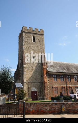 La bibliothèque de Thomas Plume, Maldon, Essex, a été fondée par le Dr Plume au XVIIIe siècle sur le site de l'église en ruines de Saint-Pierre. Banque D'Images