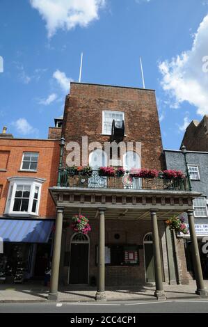 Moot Hall, Maldon, Essex, a été construit au XVe siècle. Banque D'Images