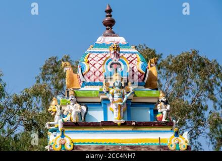 Temple Sathya Sai Baba de Puttaparthi, Andhra Pradesh, Inde Banque D'Images